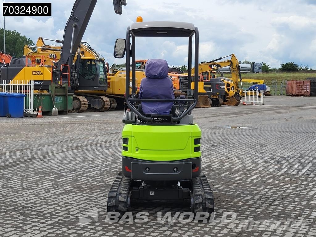 Zoomlion ZE18 GU KUBOTA ENGINE - PIN ON / 3 BUCKETS CE CERT Minigravere <7t