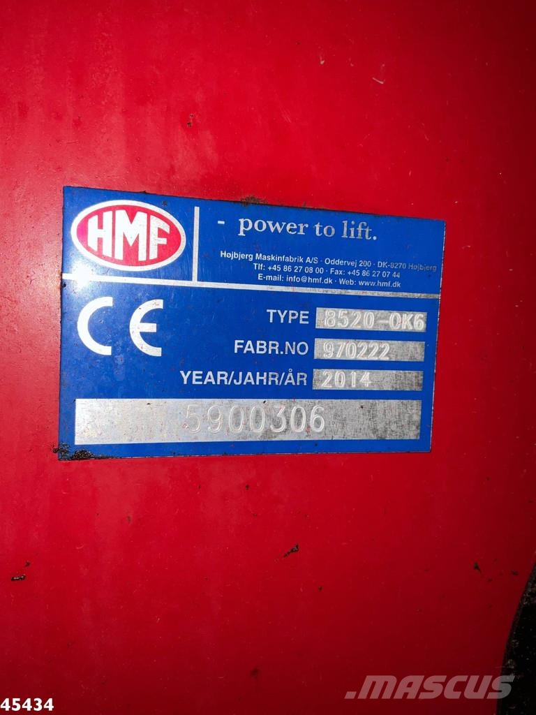 Mercedes-Benz Arocs 3251 8x4 Euro 6 Retarder HMF 85 Tonmeter laa 全路面起重機/吊車