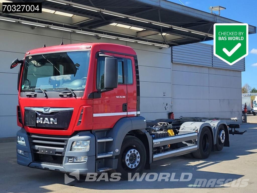 MAN TGS 26.360 6X2 ADR BDF Lift + Steering Axle Euro 6 شاحنات قابلة للفك