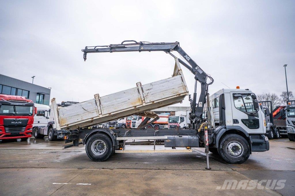 Renault PREMIUM 320+HIAB 112+2EXT Camiones bañeras basculantes o volquetes