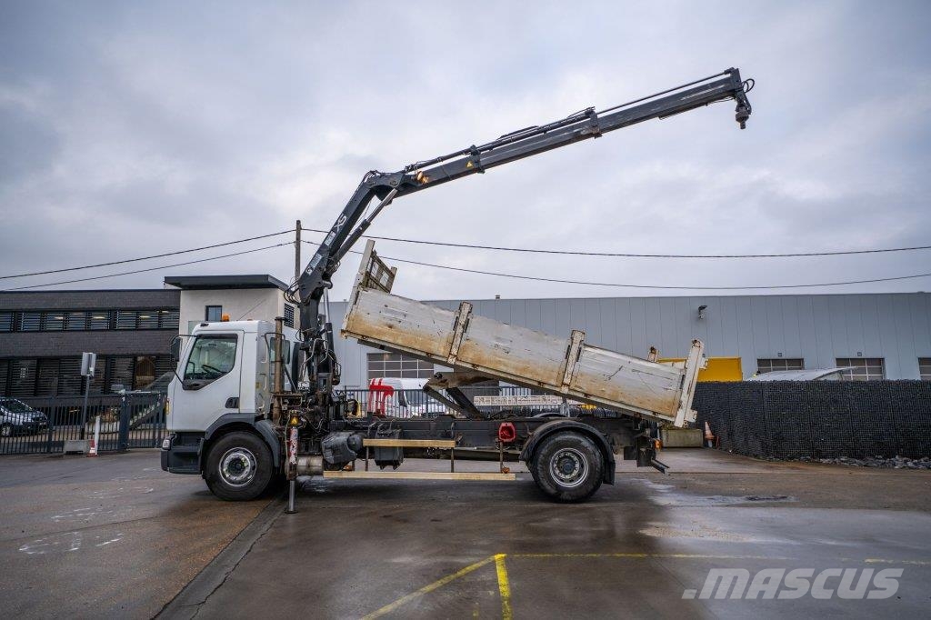Renault PREMIUM 320+HIAB 112+2EXT Camiones bañeras basculantes o volquetes