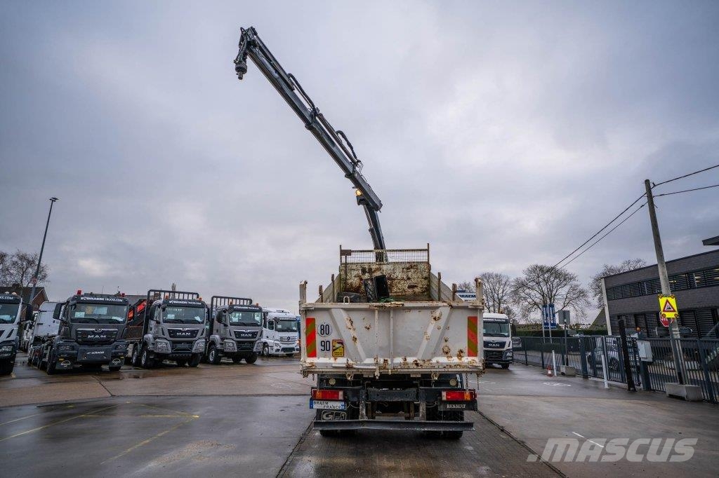 Renault PREMIUM 320+HIAB 112+2EXT Camiones bañeras basculantes o volquetes
