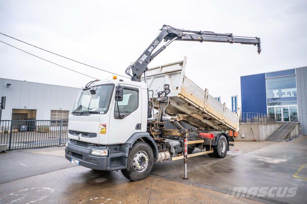 Renault PREMIUM 320+HIAB 112+2EXT Camiones bañeras basculantes o volquetes