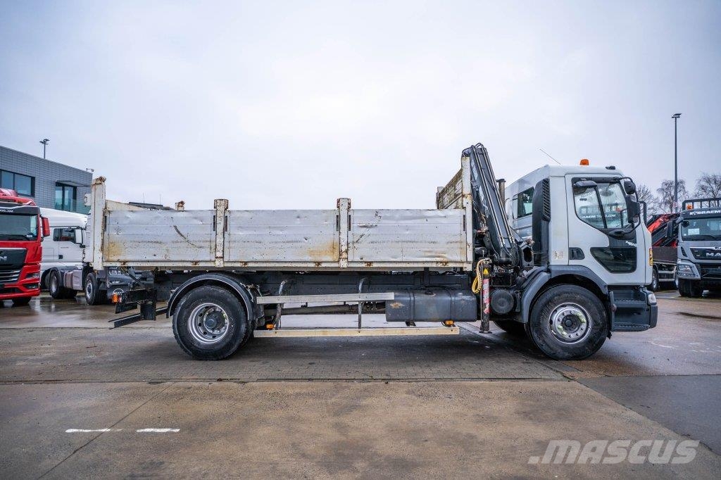 Renault PREMIUM 320+HIAB 112+2EXT Camiones bañeras basculantes o volquetes