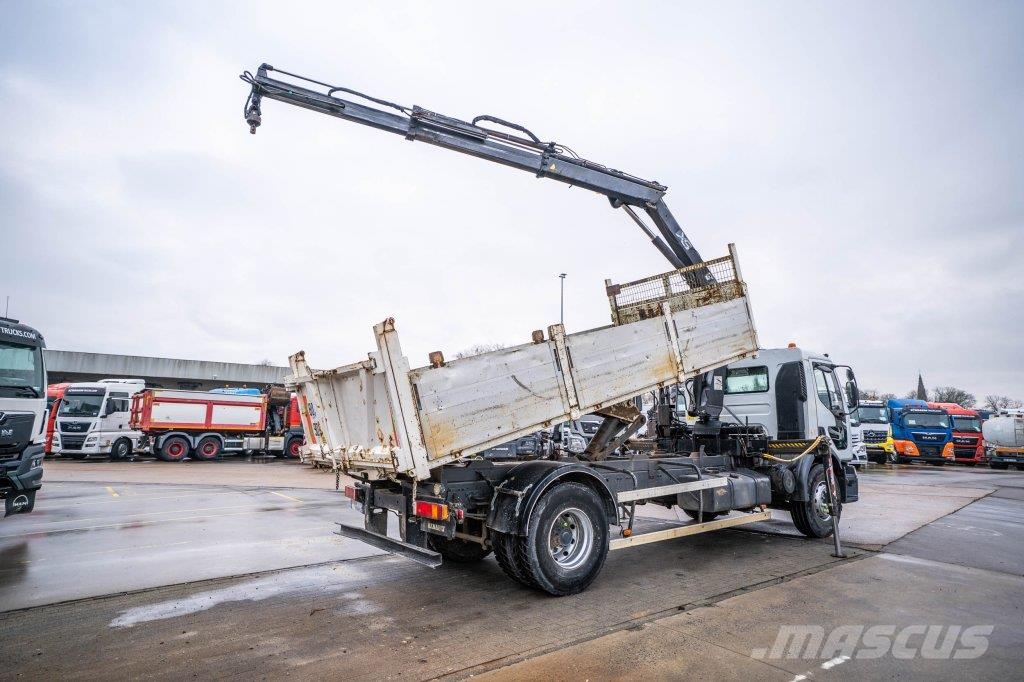 Renault PREMIUM 320+HIAB 112+2EXT Camiones bañeras basculantes o volquetes