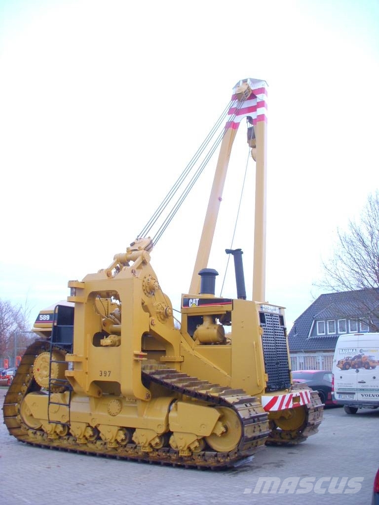 CAT 589 105 t Hubkraft 8x PIPELAYER MIETE / RENTAL Putkenlaskijat