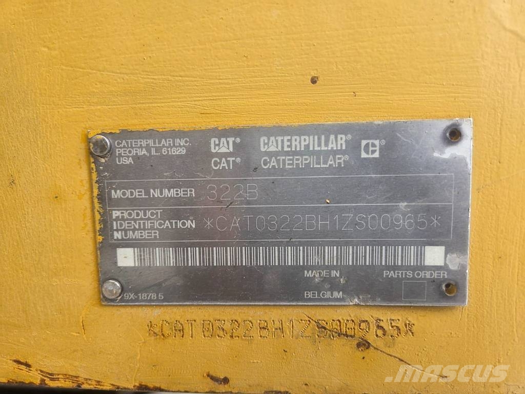 CAT 322 B LN Lánctalpas kotrók