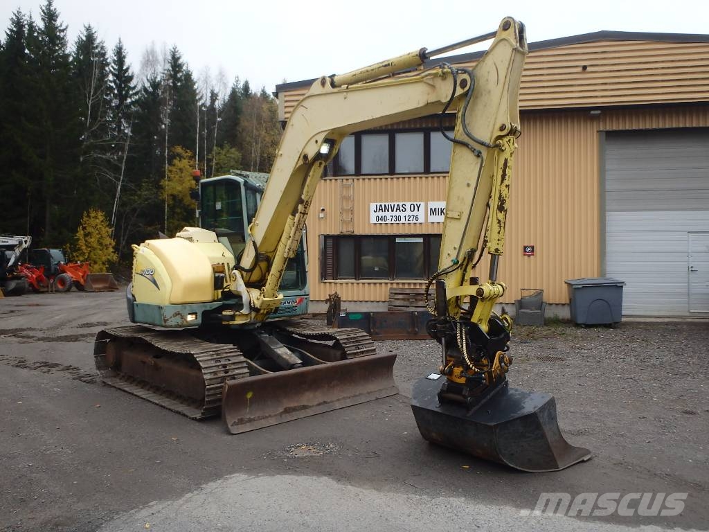 Yanmar SV 100 Engcon حفارات وسط 7 طن - 12 طن