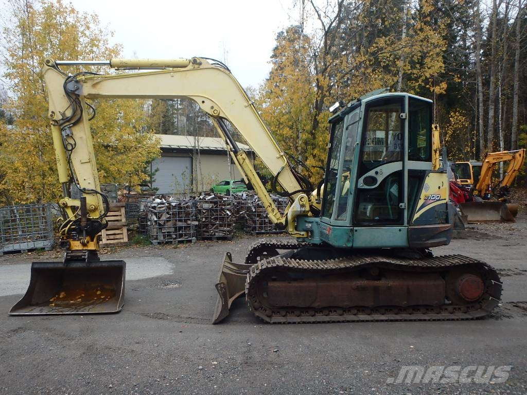 Yanmar SV 100 Engcon حفارات وسط 7 طن - 12 طن