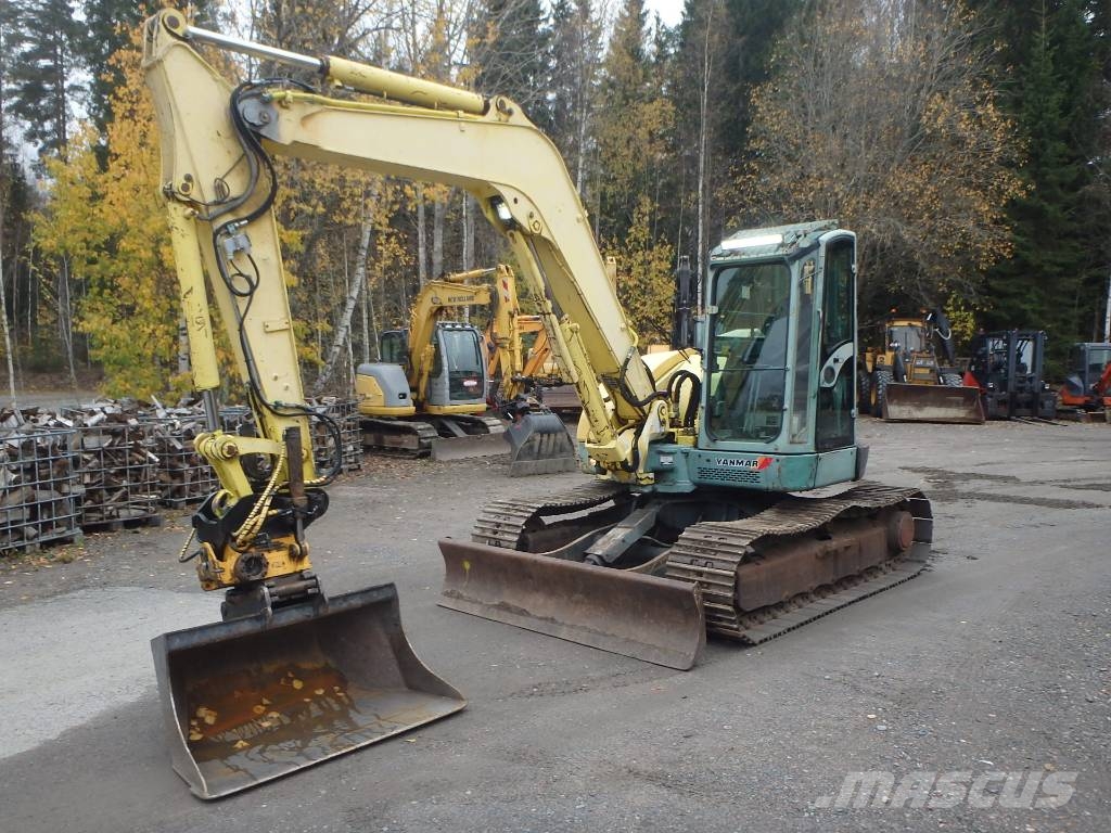 Yanmar SV 100 Engcon حفارات وسط 7 طن - 12 طن