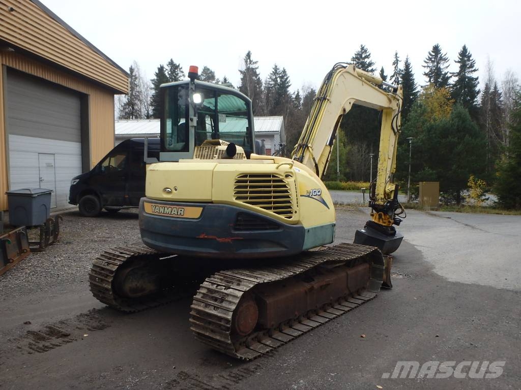 Yanmar SV 100 Engcon حفارات وسط 7 طن - 12 طن