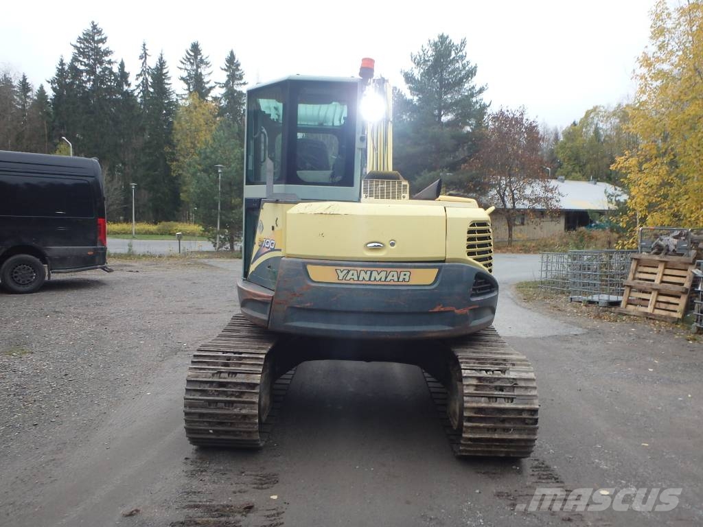 Yanmar SV 100 Engcon حفارات وسط 7 طن - 12 طن