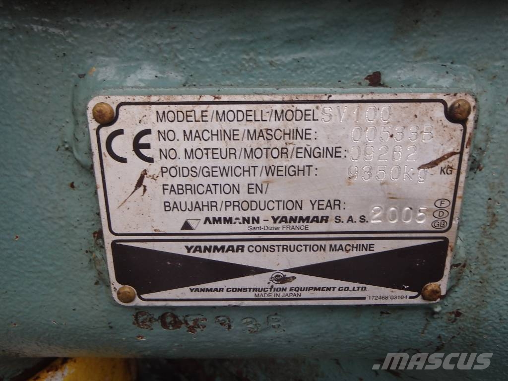 Yanmar SV 100 Engcon حفارات وسط 7 طن - 12 طن