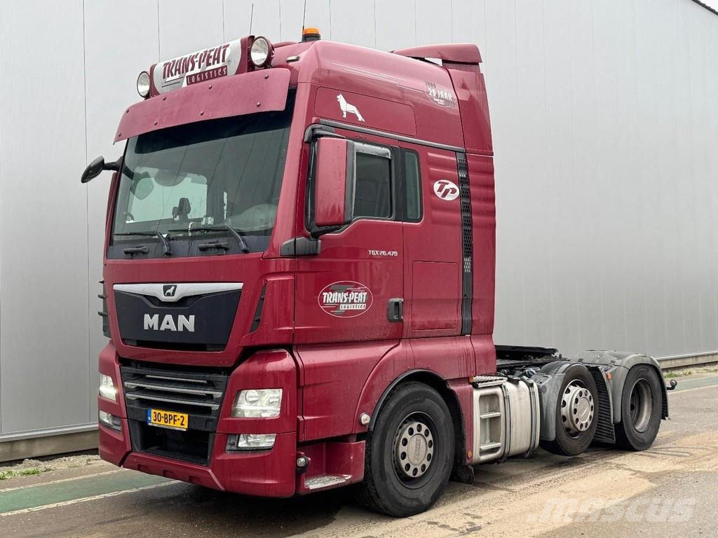 MAN TGX 26.470 6X2 EURO 6 + TIPPER HYDRAULICS Motrici e Trattori Stradali
