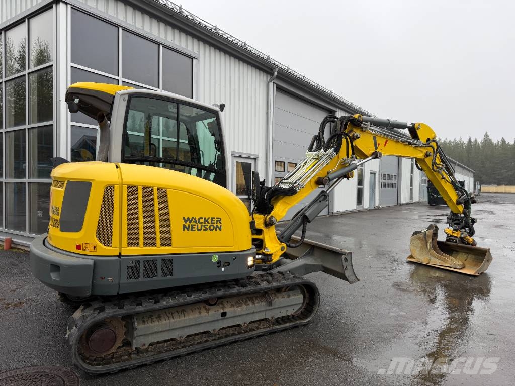 Wacker Neuson ET65 knäckbom rotortilt redskap Steg V motor Raupenbagger