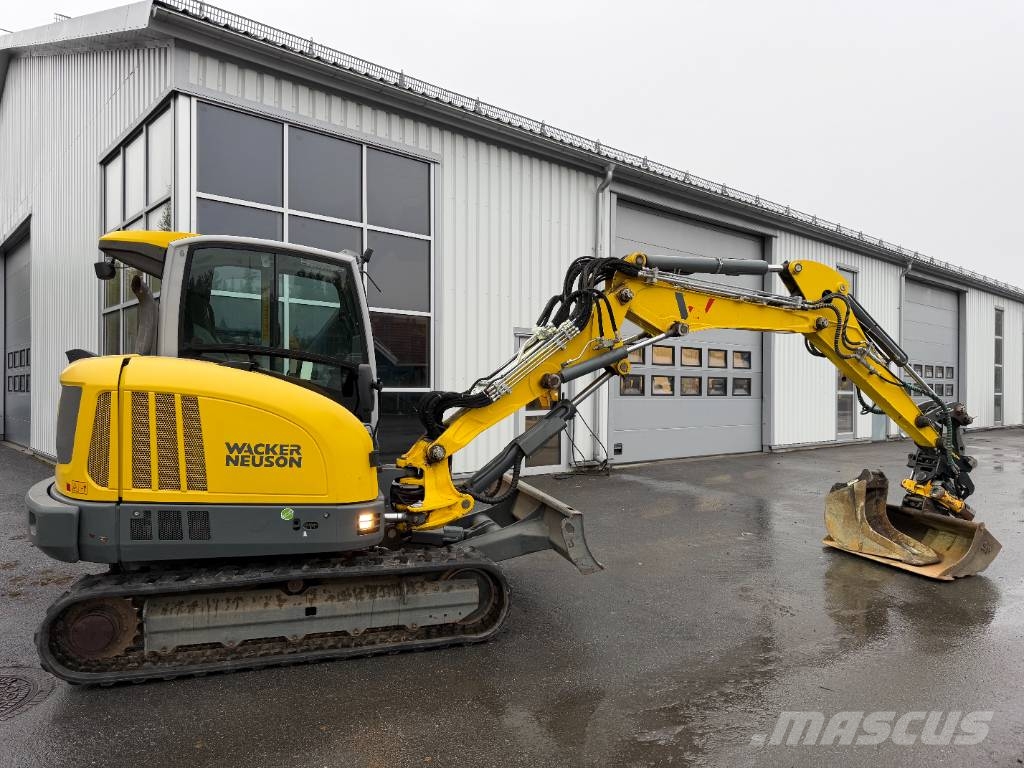 Wacker Neuson ET65 knäckbom rotortilt redskap Steg V motor Raupenbagger