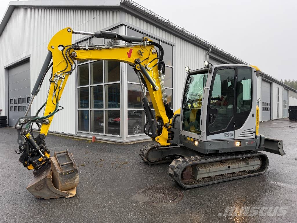 Wacker Neuson ET65 knäckbom rotortilt redskap Steg V motor Raupenbagger