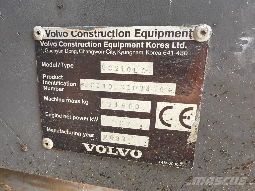 Volvo EC 210 LC Верижен екскаватор