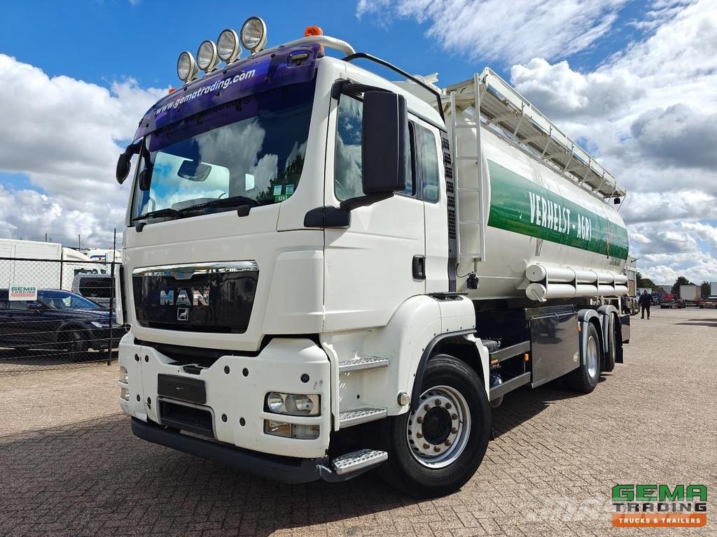 MAN TGS 18.360 6x2/4 Day Cab Euro 4 - 27.7m³ - 6 Compa Tanker trucks