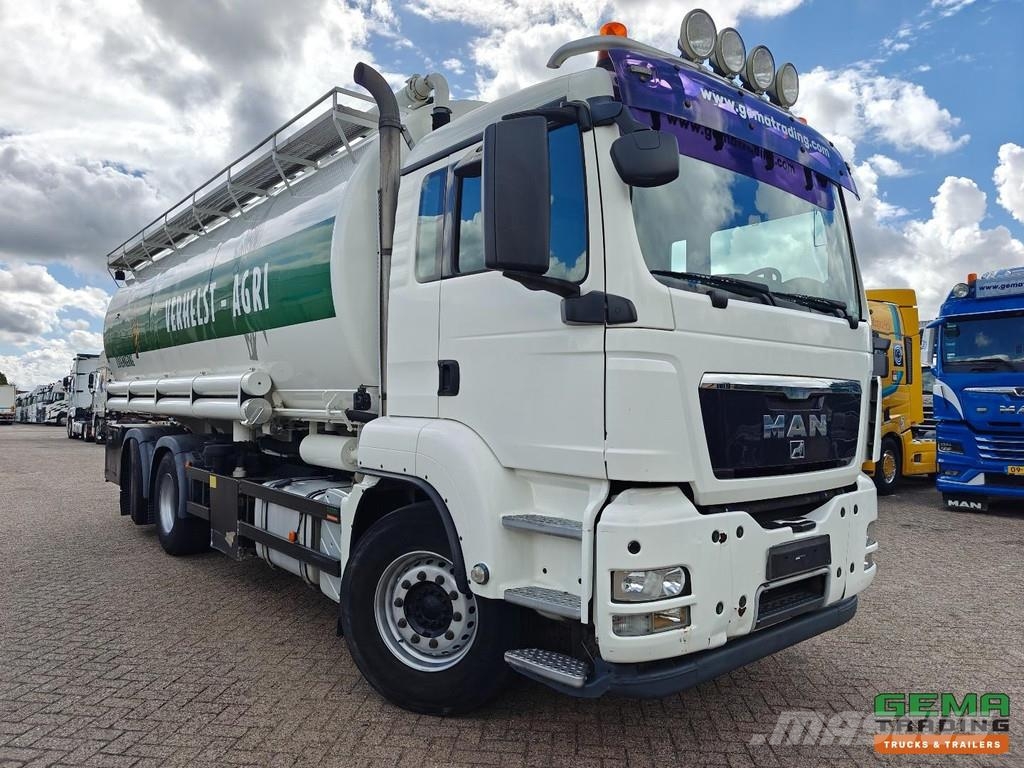 MAN TGS 18.360 6x2/4 Day Cab Euro 4 - 27.7m³ - 6 Compa Tanker trucks