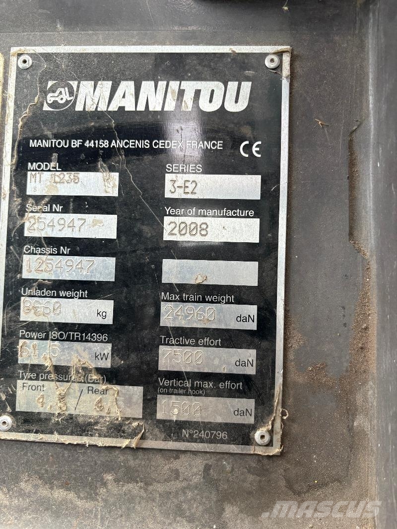 Manitou MT 1235 S Verreikers