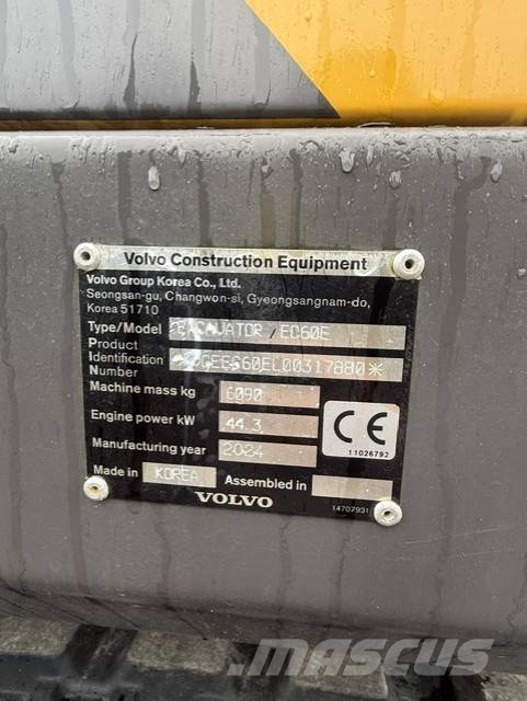 Volvo Kompaktbagger EC60E Mini excavadoras < 7t