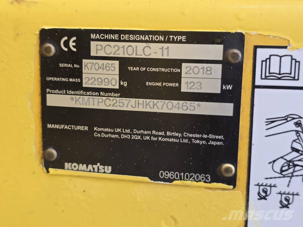 Komatsu PC 210 LC-11 Гусеничні екскаватори