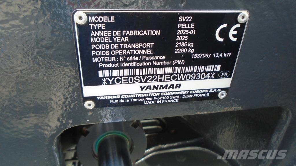 Yanmar SV 22 Εκσκαφάκι (διαβολάκι) < 7t