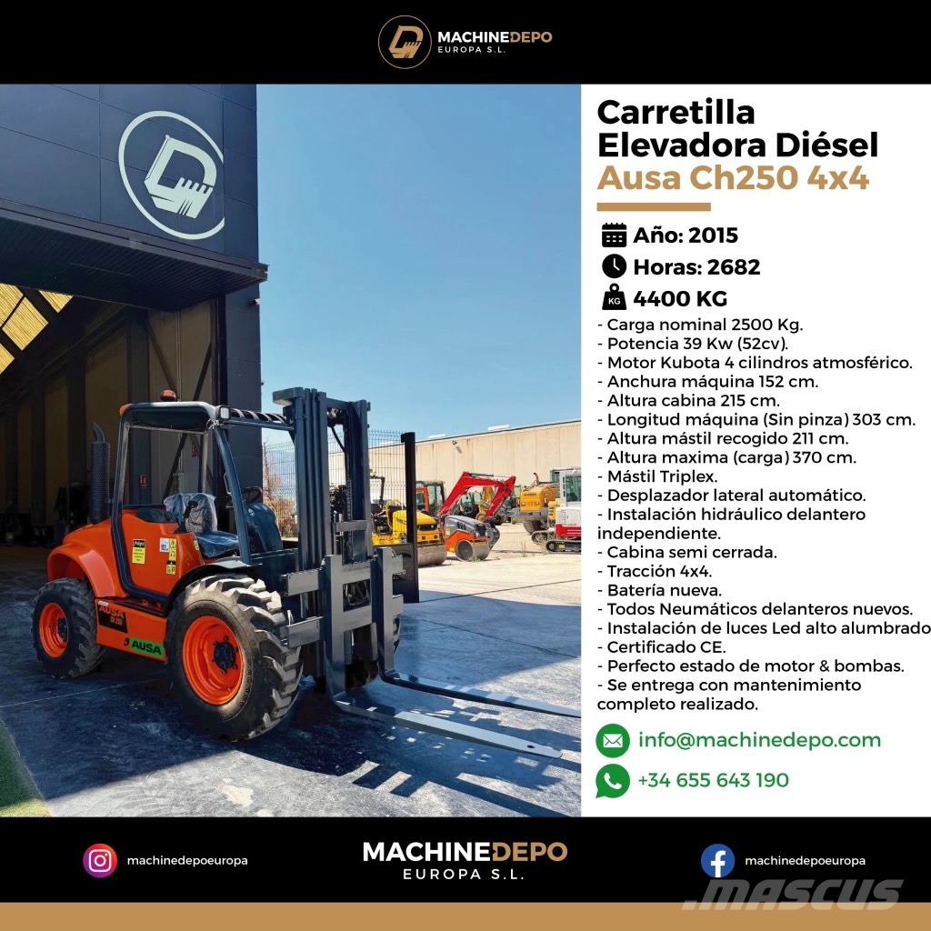 Ausa CH 250 X4 Wózki widłowe terenowe