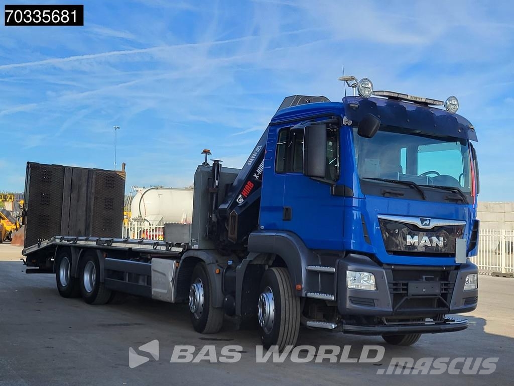 MAN TGS 35.360 TGS 8X2 HIAB X-HIDUO 228 E-3 Crane Mach 平ボディー