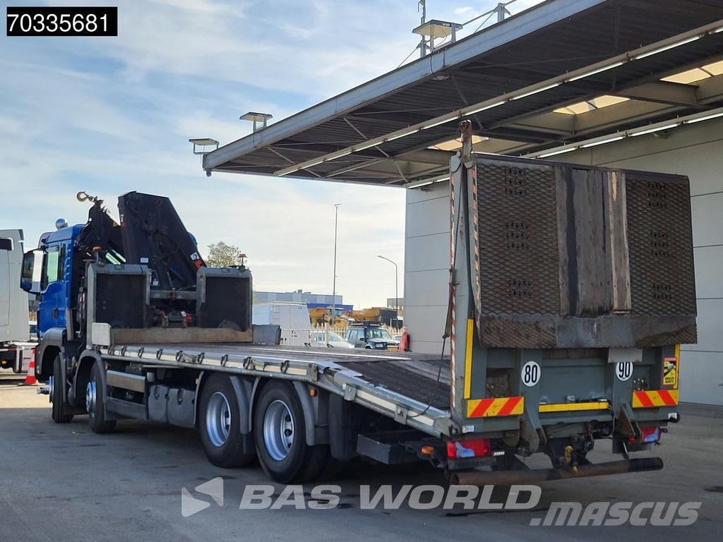 MAN TGS 35.360 TGS 8X2 HIAB X-HIDUO 228 E-3 Crane Mach Вантажівки-платформи/бокове розвантаження