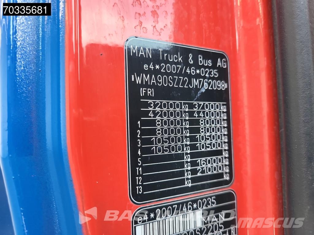 MAN TGS 35.360 TGS 8X2 HIAB X-HIDUO 228 E-3 Crane Mach Вантажівки-платформи/бокове розвантаження