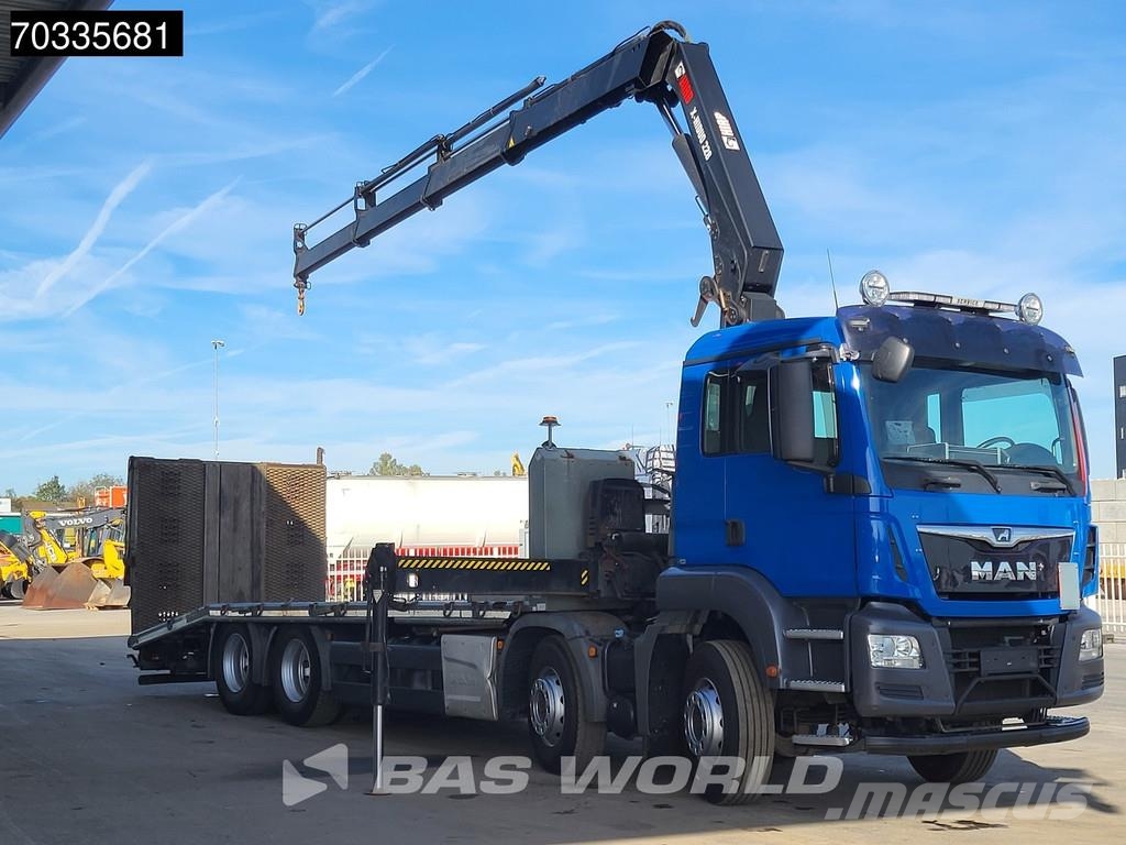 MAN TGS 35.360 TGS 8X2 HIAB X-HIDUO 228 E-3 Crane Mach Вантажівки-платформи/бокове розвантаження
