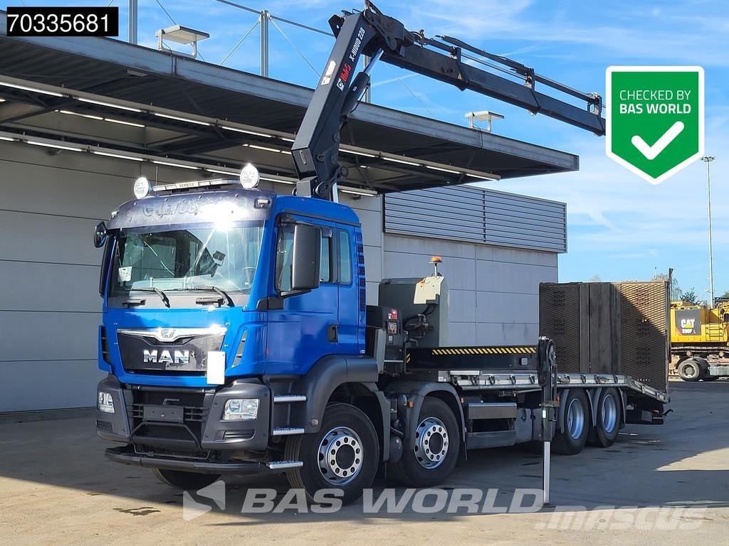 MAN TGS 35.360 TGS 8X2 HIAB X-HIDUO 228 E-3 Crane Mach Вантажівки-платформи/бокове розвантаження