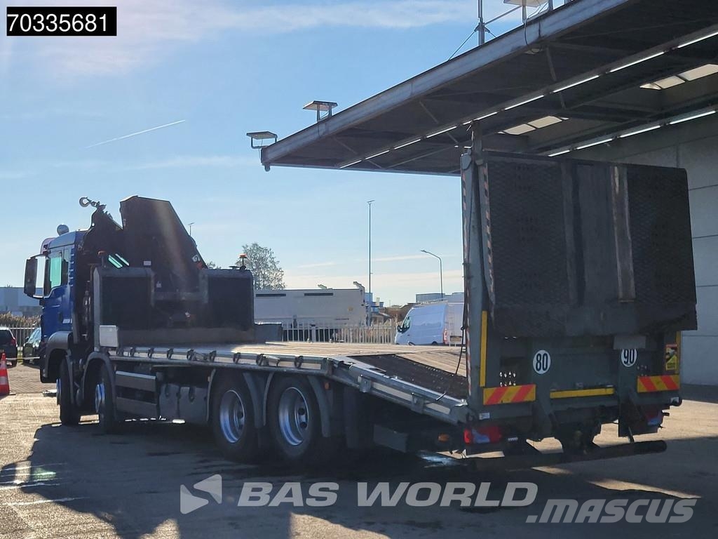 MAN TGS 35.360 TGS 8X2 HIAB X-HIDUO 228 E-3 Crane Mach 平ボディー