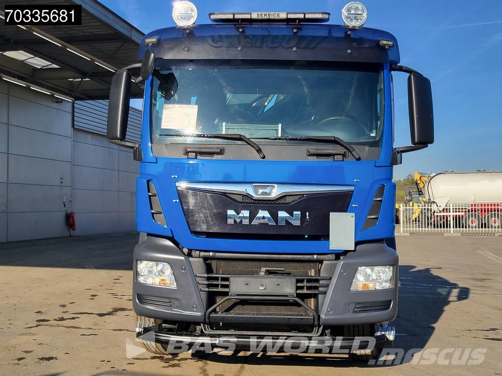 MAN TGS 35.360 TGS 8X2 HIAB X-HIDUO 228 E-3 Crane Mach Ciężarówki typu Platforma / Skrzynia