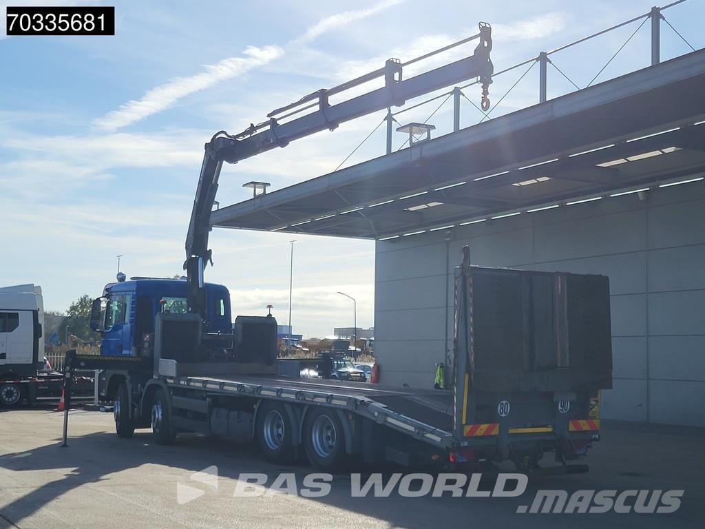 MAN TGS 35.360 TGS 8X2 HIAB X-HIDUO 228 E-3 Crane Mach Ciężarówki typu Platforma / Skrzynia