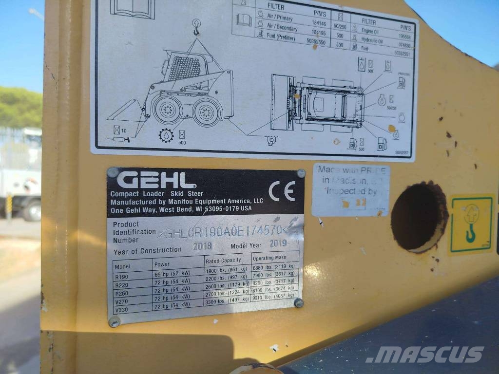 Gehl R 190 Skid steer loderler
