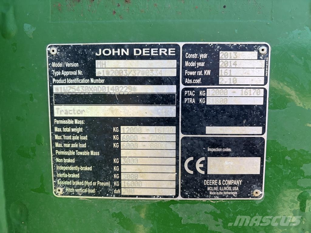John Deere 5430i Self-propelled sprayers
