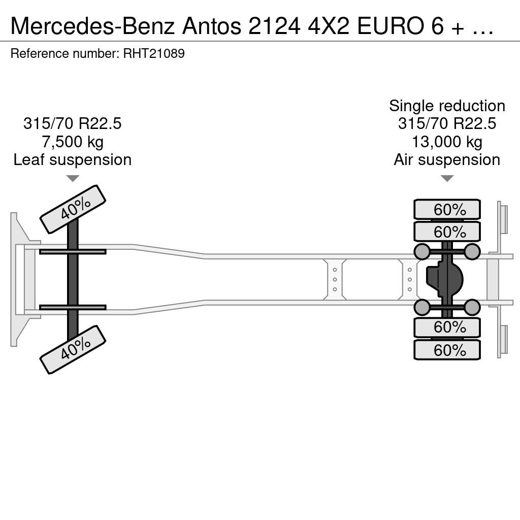 Mercedes-Benz Antos 2124 4X2 EURO 6 + ANTEO LIFT Furgons