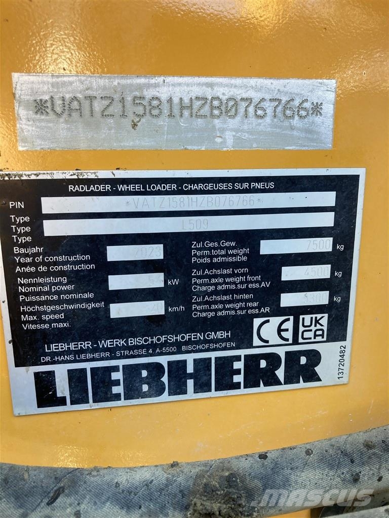 Liebherr L 509 Stereo Wheel loaders