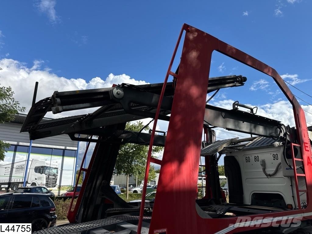 Lohr Middenas Renault D wide, Retarder, Standairco, Com Prikolice za prevoz vozil