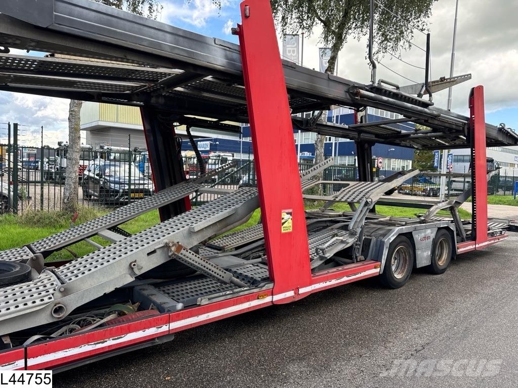 Lohr Middenas Renault D wide, Retarder, Standairco, Com Prikolice za prevoz vozil