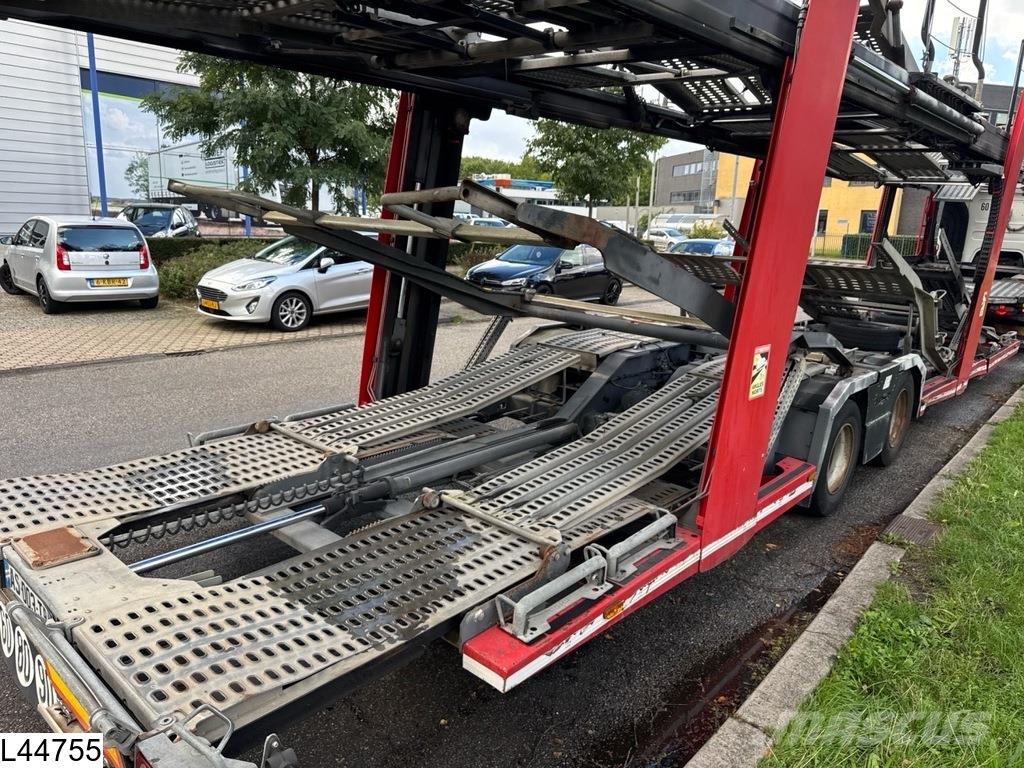 Lohr Middenas Renault D wide, Retarder, Standairco, Com Prikolice za prevoz vozil
