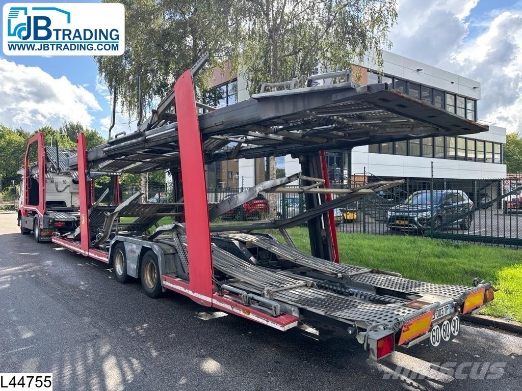 Lohr Middenas Renault D wide, Retarder, Standairco, Com Prikolice za prevoz vozil