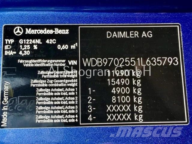 Mercedes-Benz Atego 1224 /Carrier Supra 750/Rohrbahnen/Euro5 Kamioni hladnjače