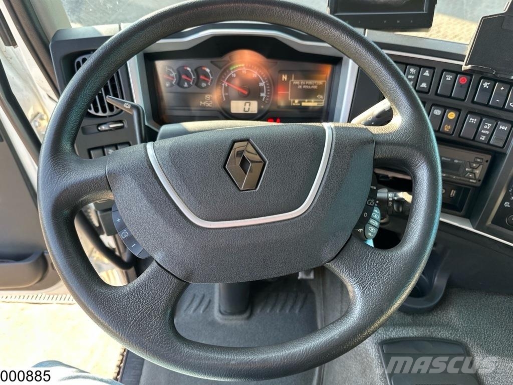 Renault C 380 EURO 6, 6x2 Palfinger Platte bakwagens