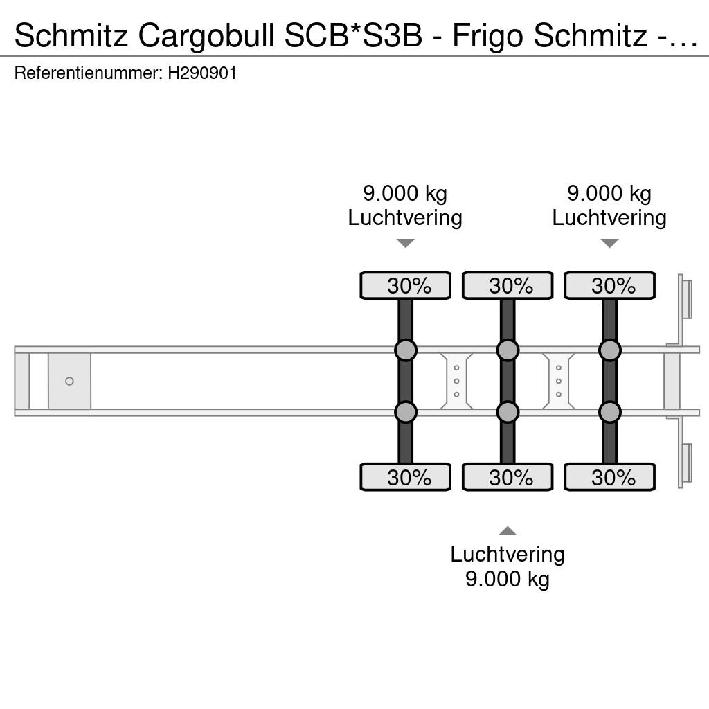 Schmitz Cargobull SCB*S3B - Frigo Schmitz - Hooks/Rohrbahnen/Vleesha Frigofrik çekiciler