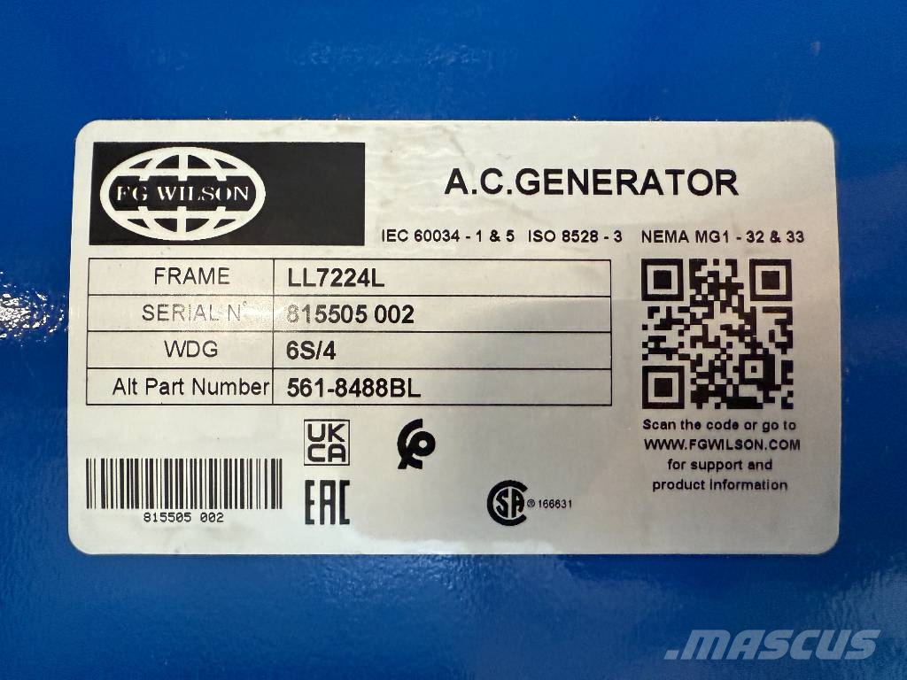 FG Wilson P850-1 - 850 kVA Open Genset - DPX-16024-O Diiselgeneraatorid