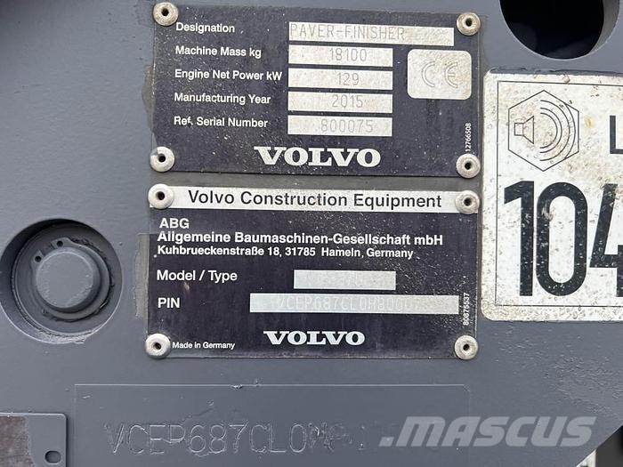 Volvo P 6870C Asfaltutleggere